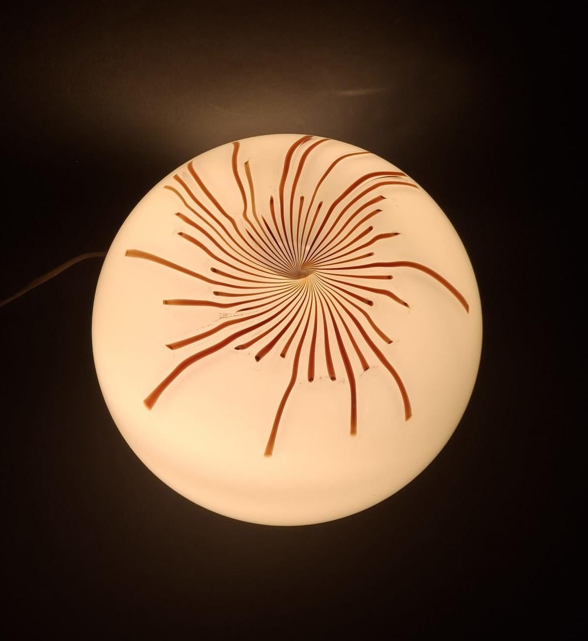Anemone Table Lamp by Venini For Sale 3