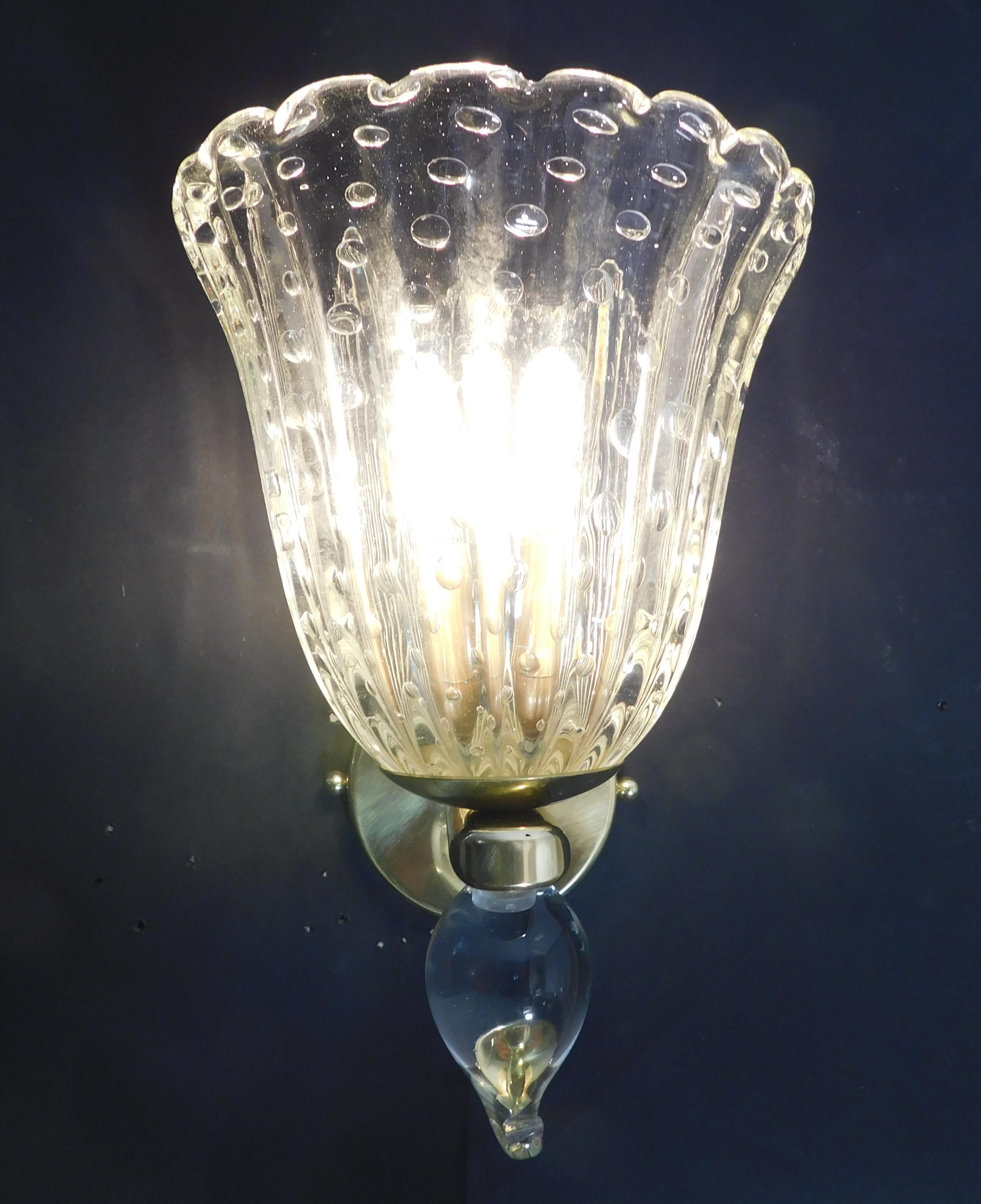 Pair of Bollicine Cups Sconces, 3 Pairs Available For Sale 2