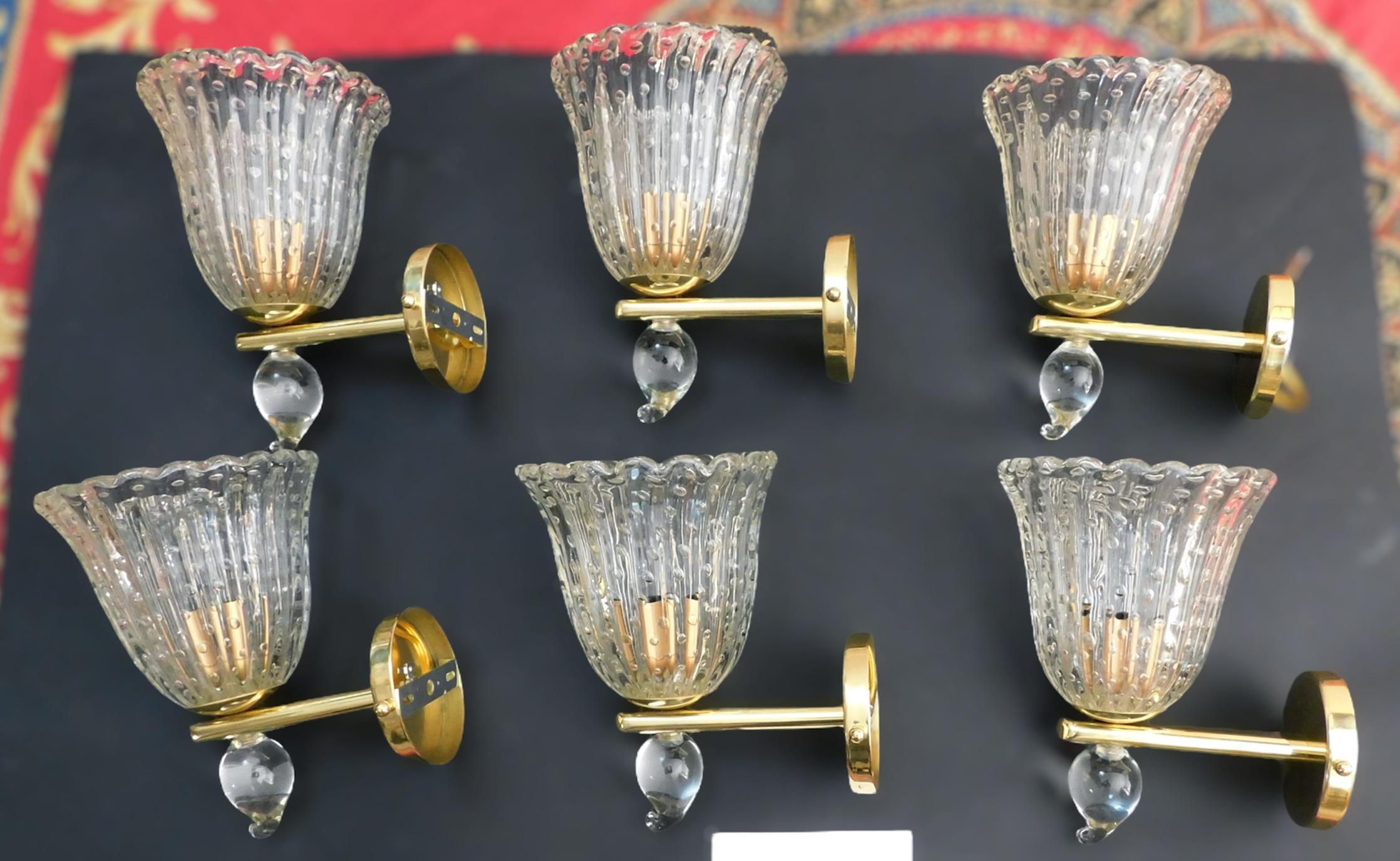 Pair of Bollicine Cups Sconces, 3 Pairs Available For Sale 4