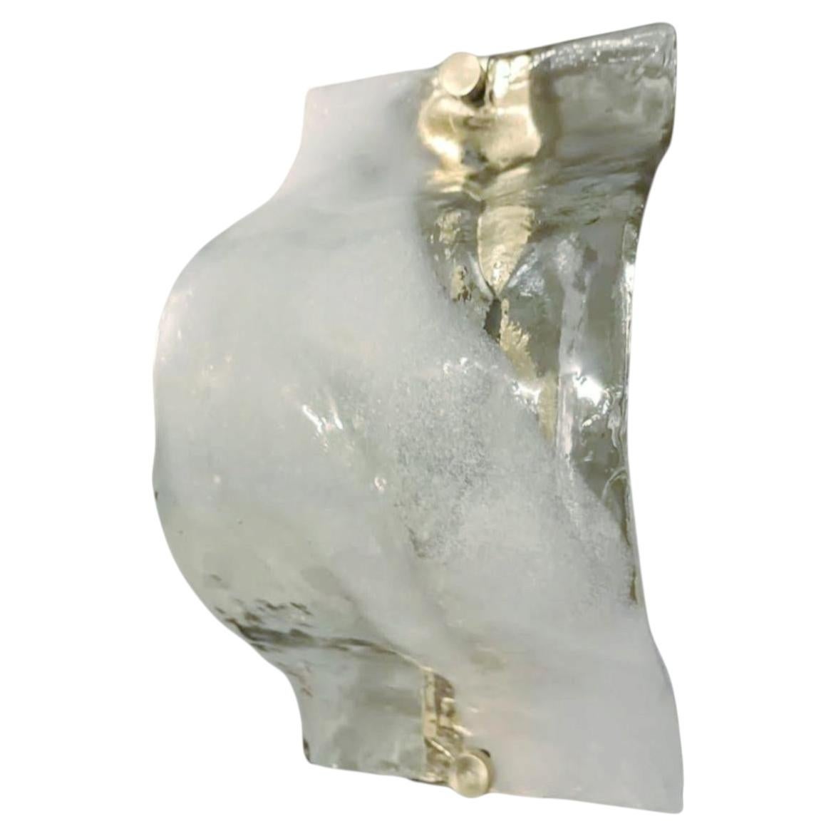 Set of 4 Murano Sconces by Carlo Nason for Mazzega For Sale