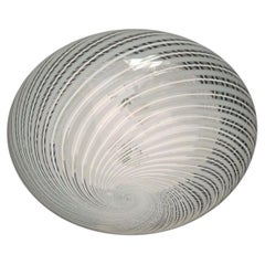 Set of 2 Ribbed Flush Mounts by Venini