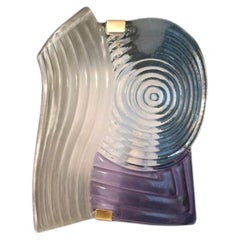 Set of 3 Amethyst Murano Sconces by ITRE