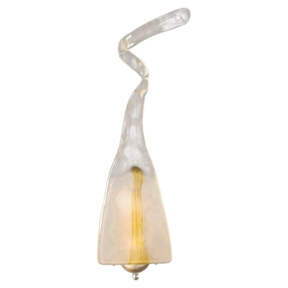 Set of 4 Teardrop Murano Sconces by Mazzega For Sale