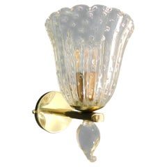 Set of 4 Murano Bollicine Cups Sconces