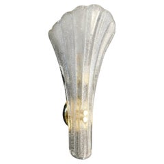 Set di 4 applique a tromba "Graniglia" di Murano Due