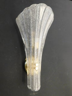 Set di 4 applique a tromba "Graniglia" di Murano Due