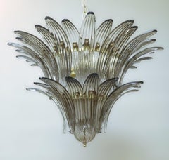 Smoky Tiered Palmette Chandelier