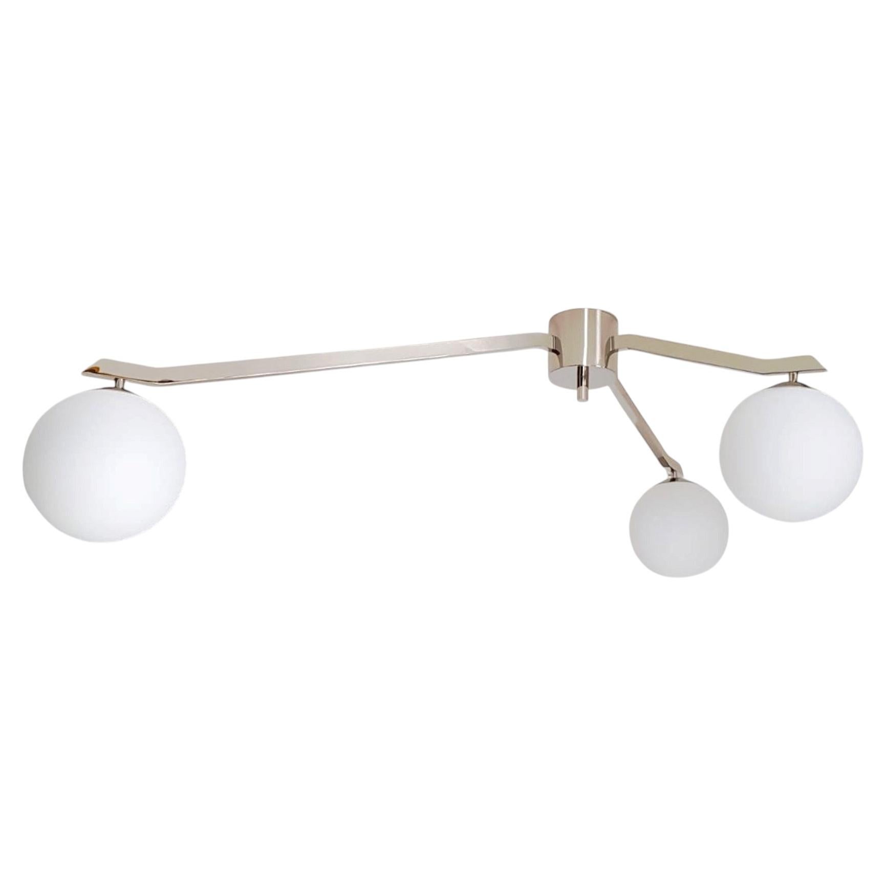 Trio Angolo Globe Flush Mount