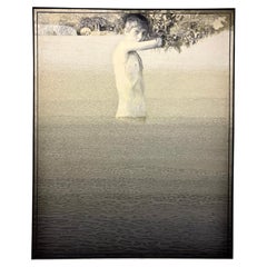 Large Italian Figurative Oil Painting, "Giuseppe" by Giuseppe Giannini, 1972