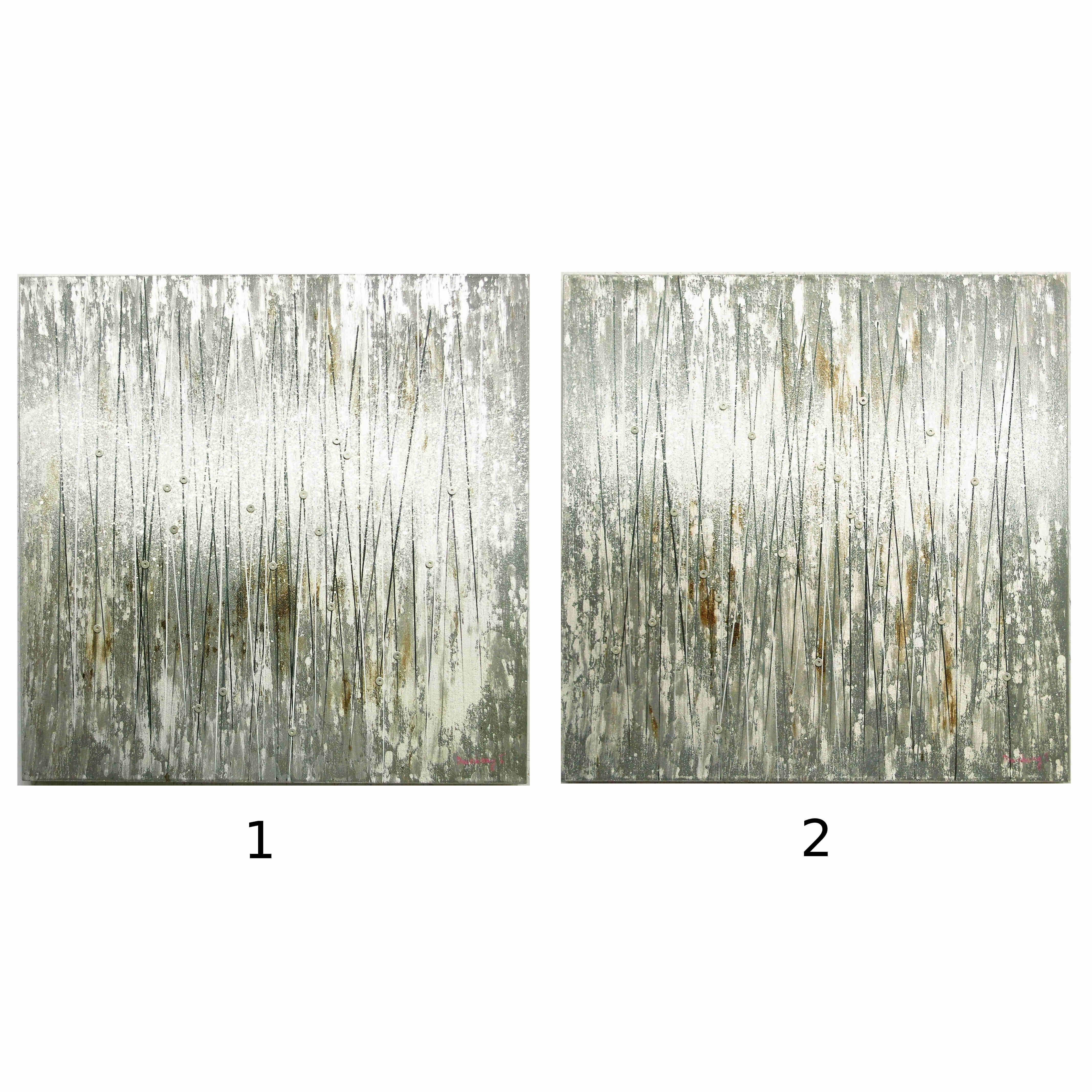 Two contemporary paintings titled Fog by Puchong T / Both paintings are slightly different as shown on the images
Height: 28 inches / Width: 28 inches / Depth: 2 inches
2 available in Palm Springs currently ON FINAL CLEARANCE SALE for $499