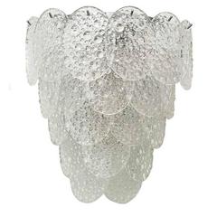 Italian Murano Bubble Glass Sconces 10