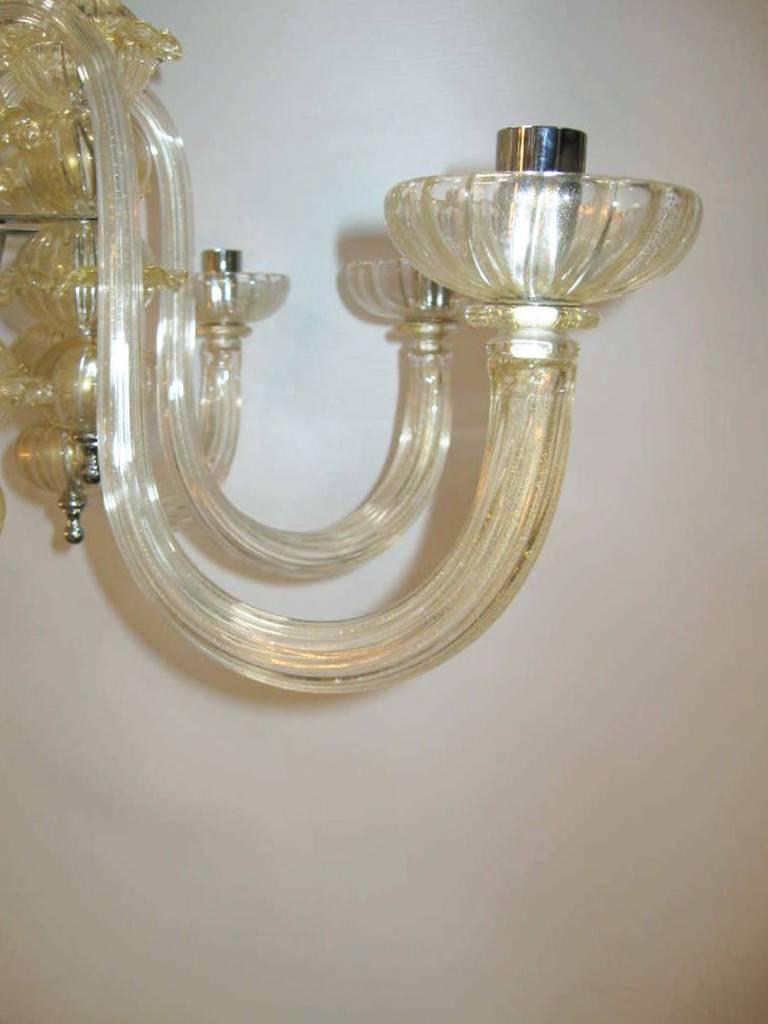 Italian Traditional Murano Glass Chandelier 1