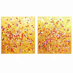 Contemporary Paintings "Autumn Leaves" by Puchong T