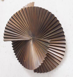 Single Large Fan Sconce Sculpture by Fabio Ltd