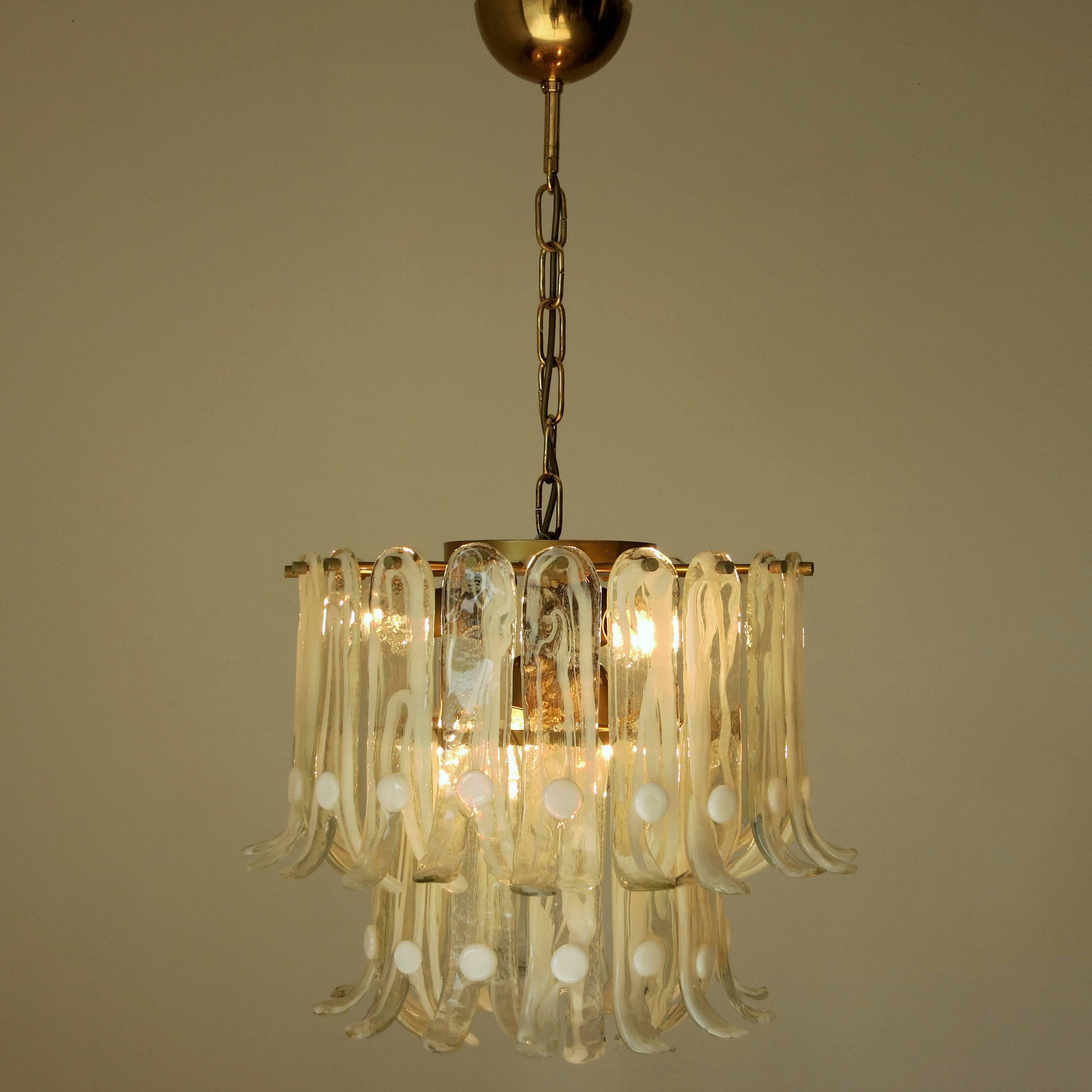 vintage italian murano glass chandelier