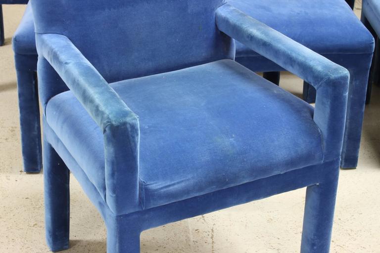 MidCentury Set of Ten Parsons Chairs in the Manner of Thayer Coggin at