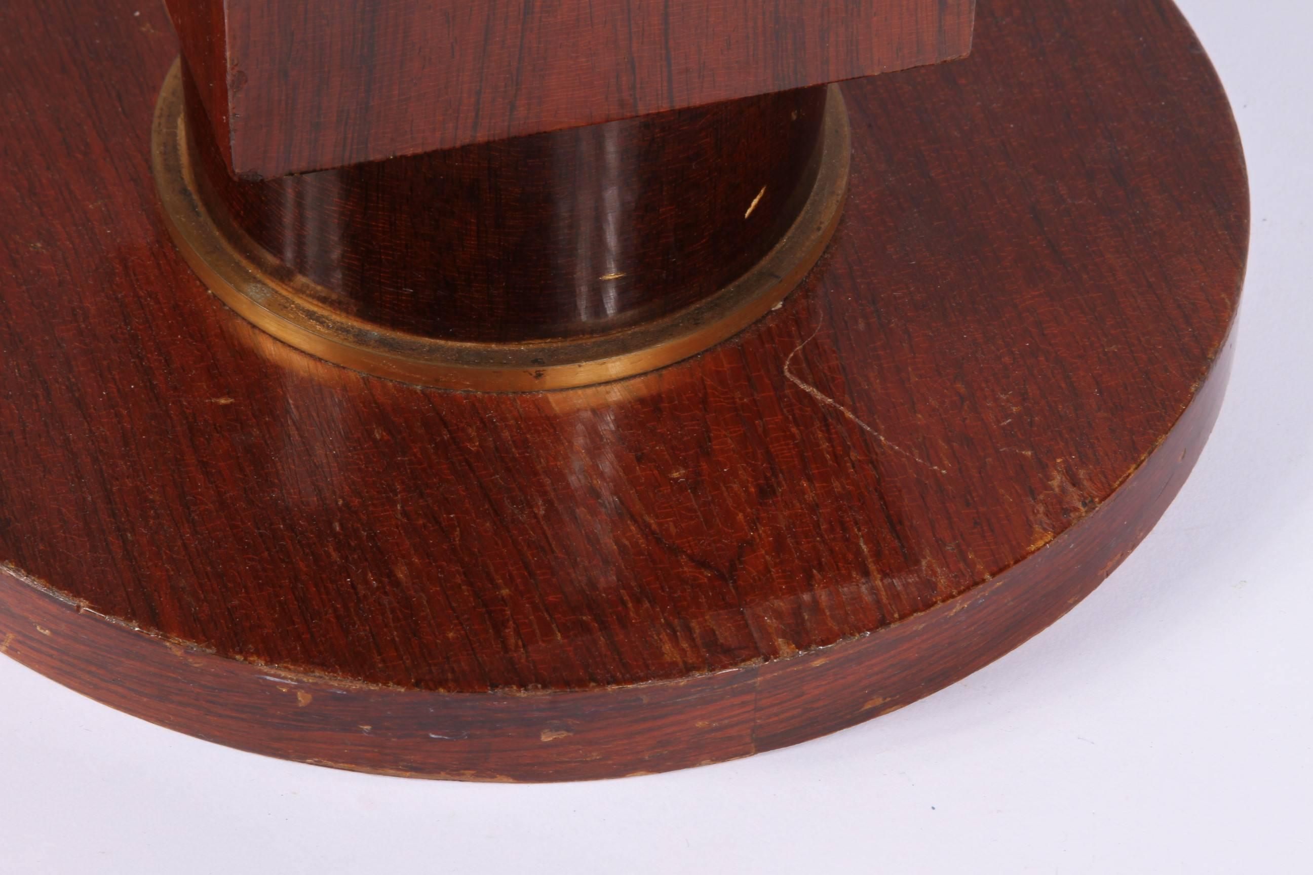 Modernist Rosewood Wine Stand by Jules Leleu 3