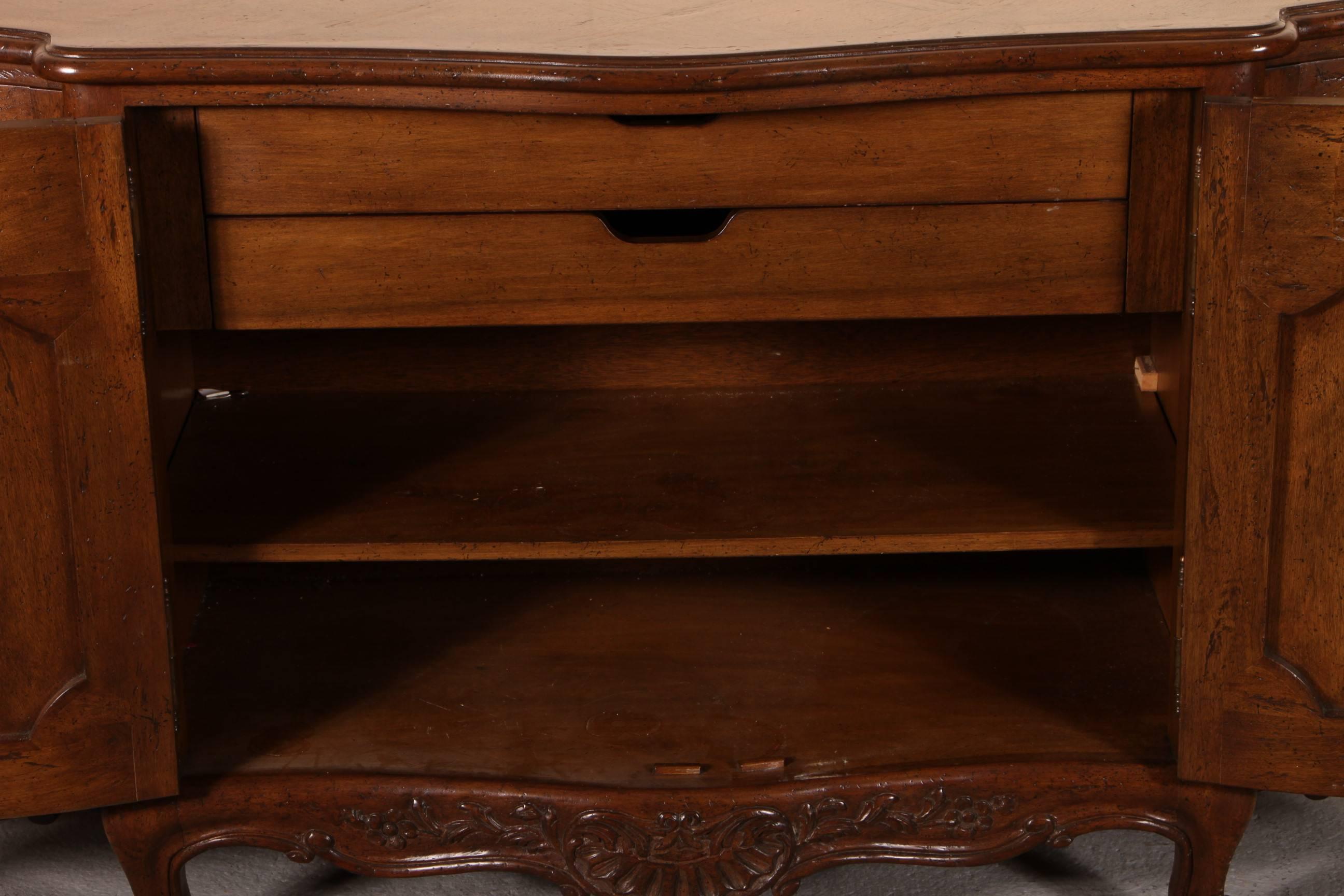 Carved Auffray Country French Buffet or Sideboard