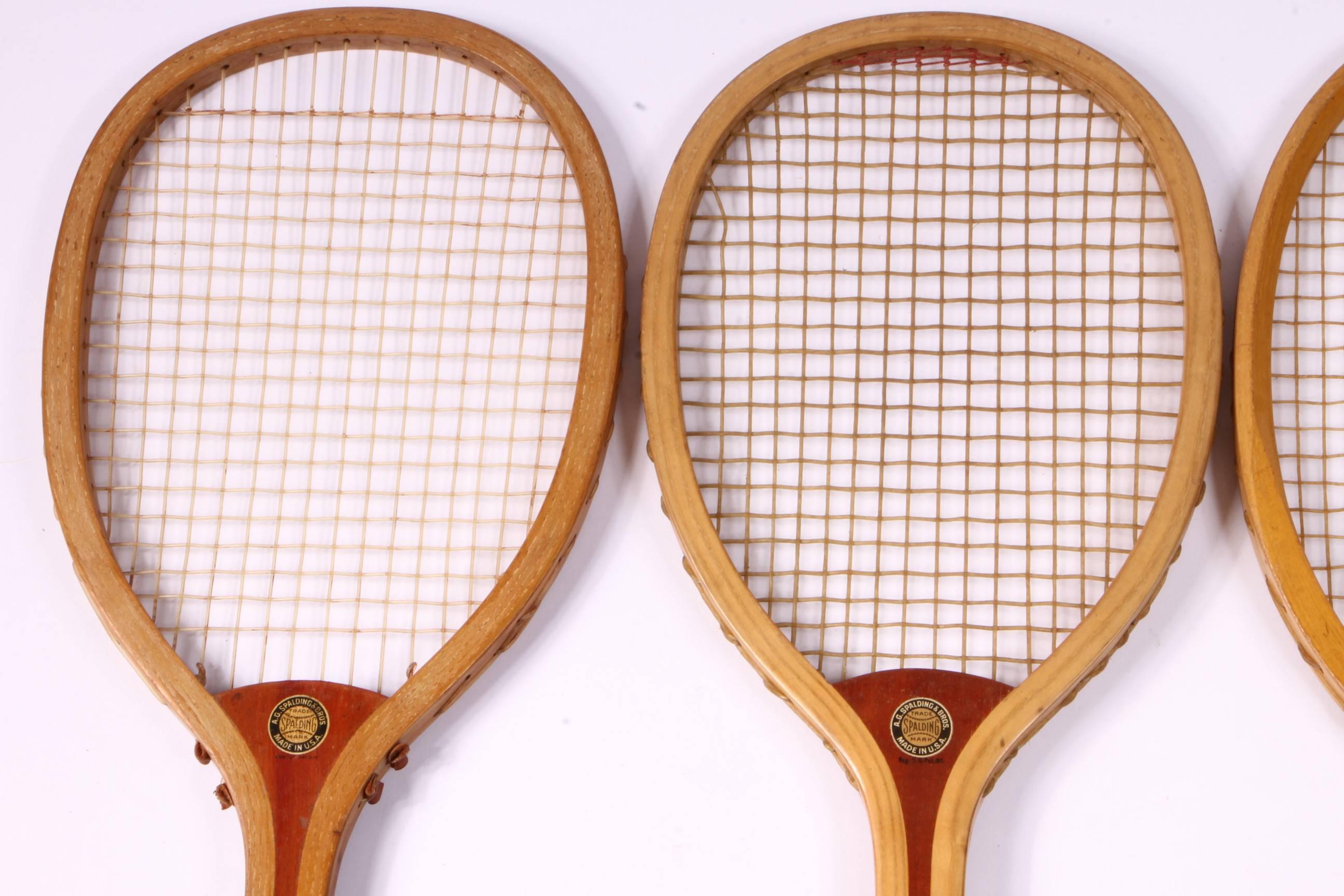 Mid-Century Modern Collection of 16 Vintage Tennis Rackets