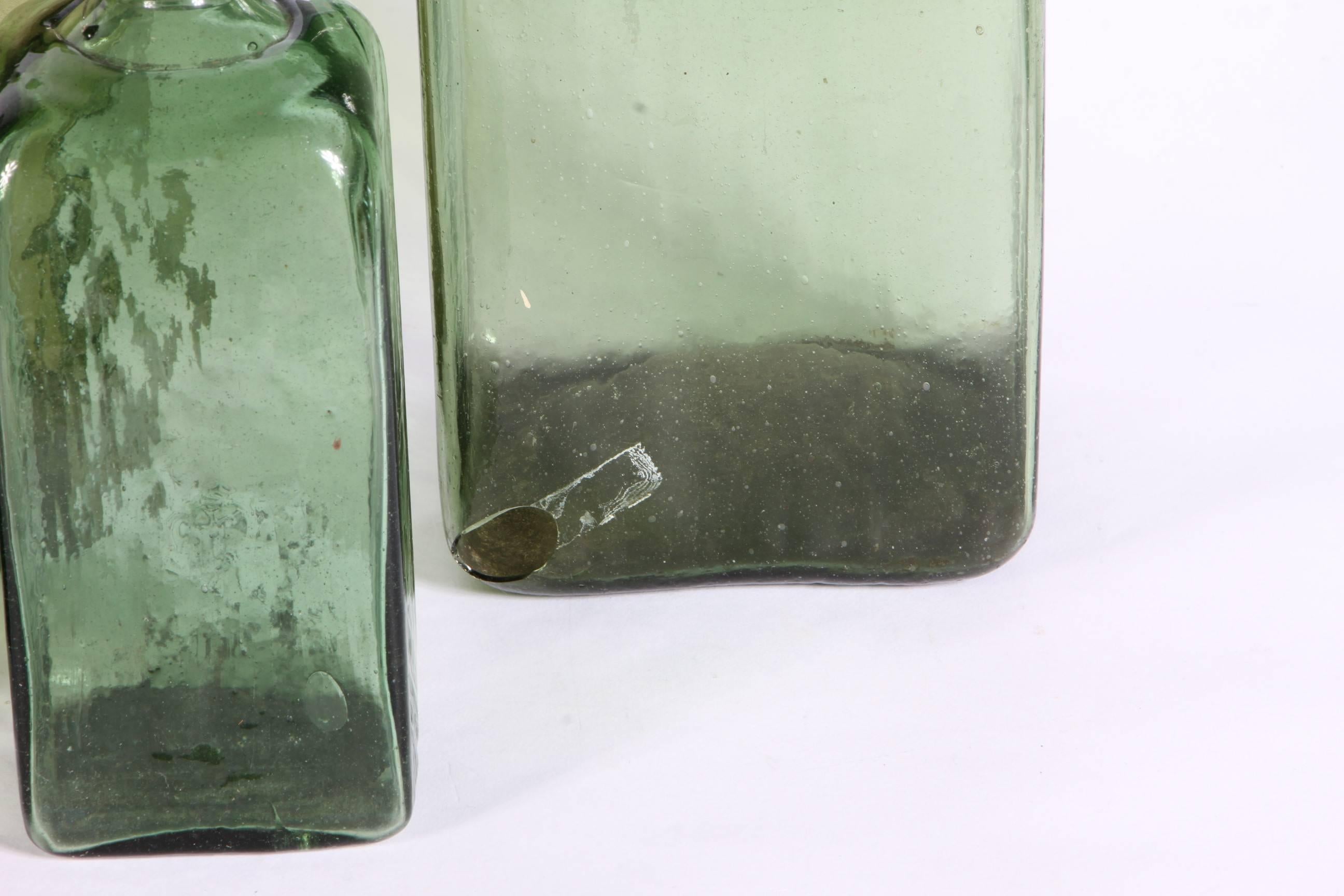 In all original condition with great forms and color. Bottles range in size from 8