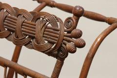 Victorian Bent Wood and Wicker Pram