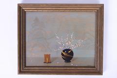 Pair of Compatible Floral Paintings on Board