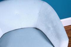 Pair of Mid-Century Castered Club Chair