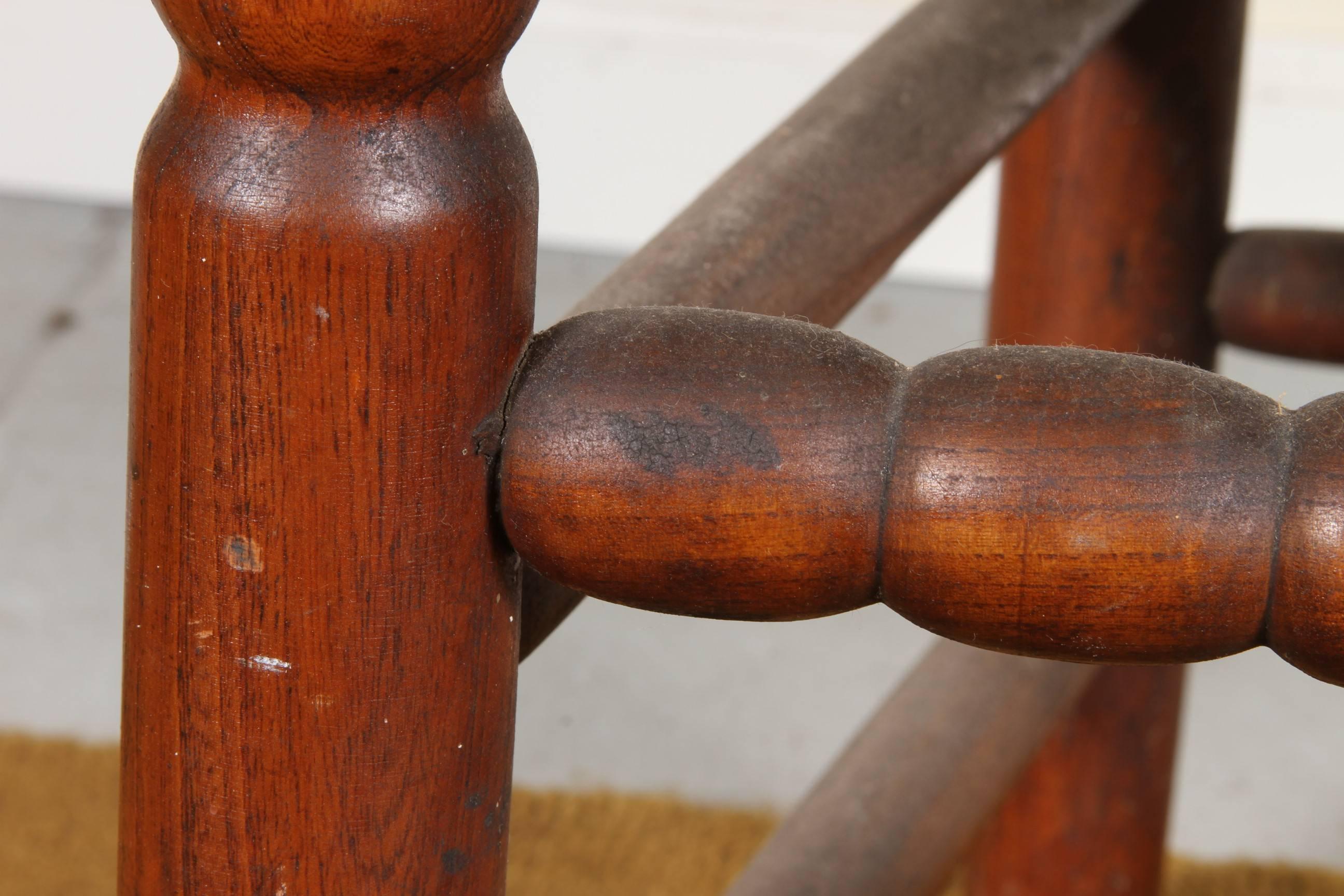 Jacobean Fine Pilgrim Style Ladder Back Chair from Yale