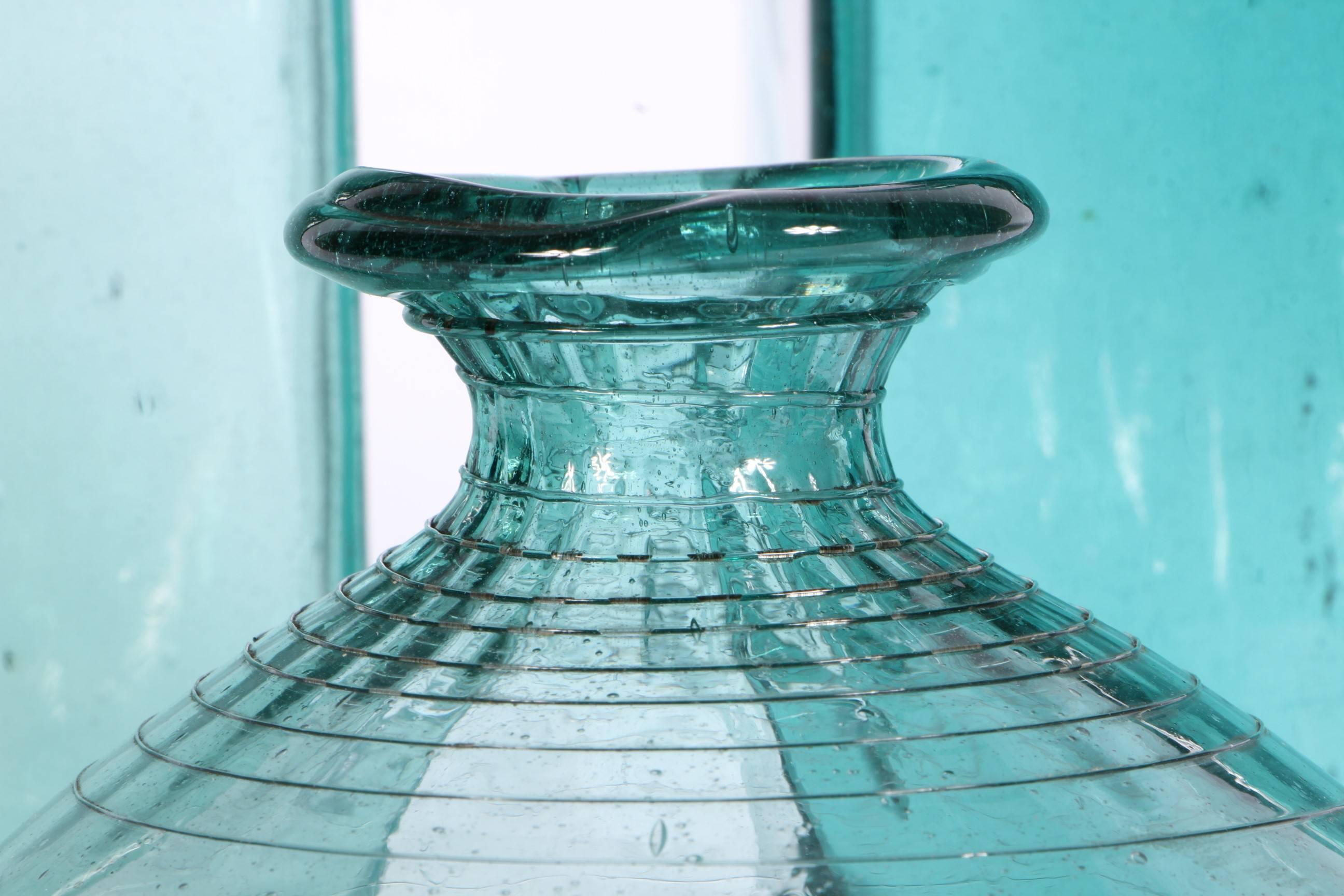 18th Century and Earlier Collection of Three 14th-15th Century Glass Vessels