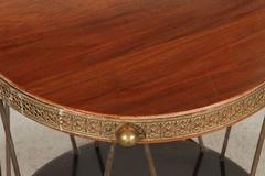1940s Hollywood Regency Drum Table