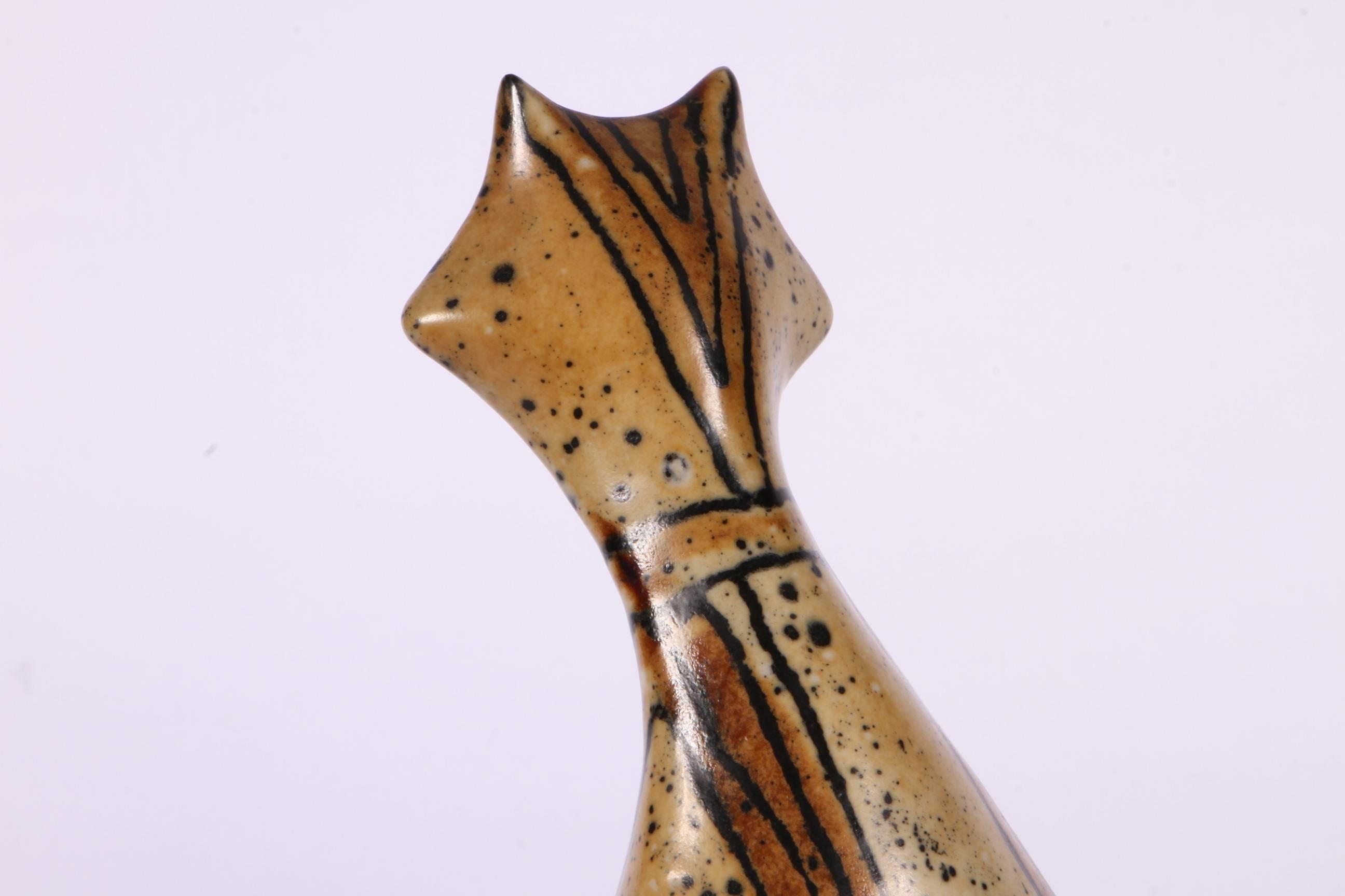 Mid-Century Modern Mid-Century Cat Sculpture by Howard Kottler