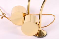 Pair of Cedric Hartman "Omaha" Brass Lamps