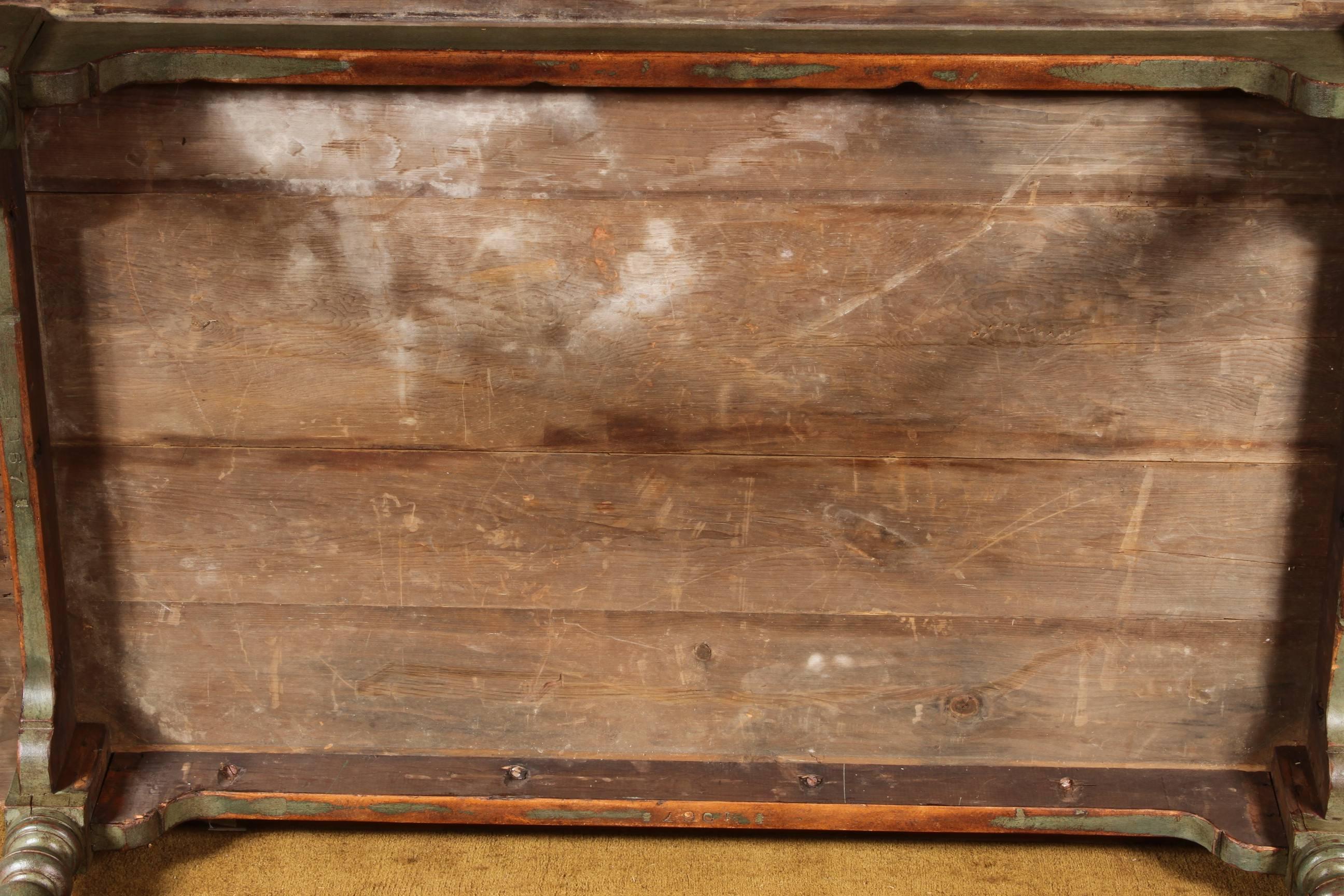 Country Antique American Plank Top Farm Table