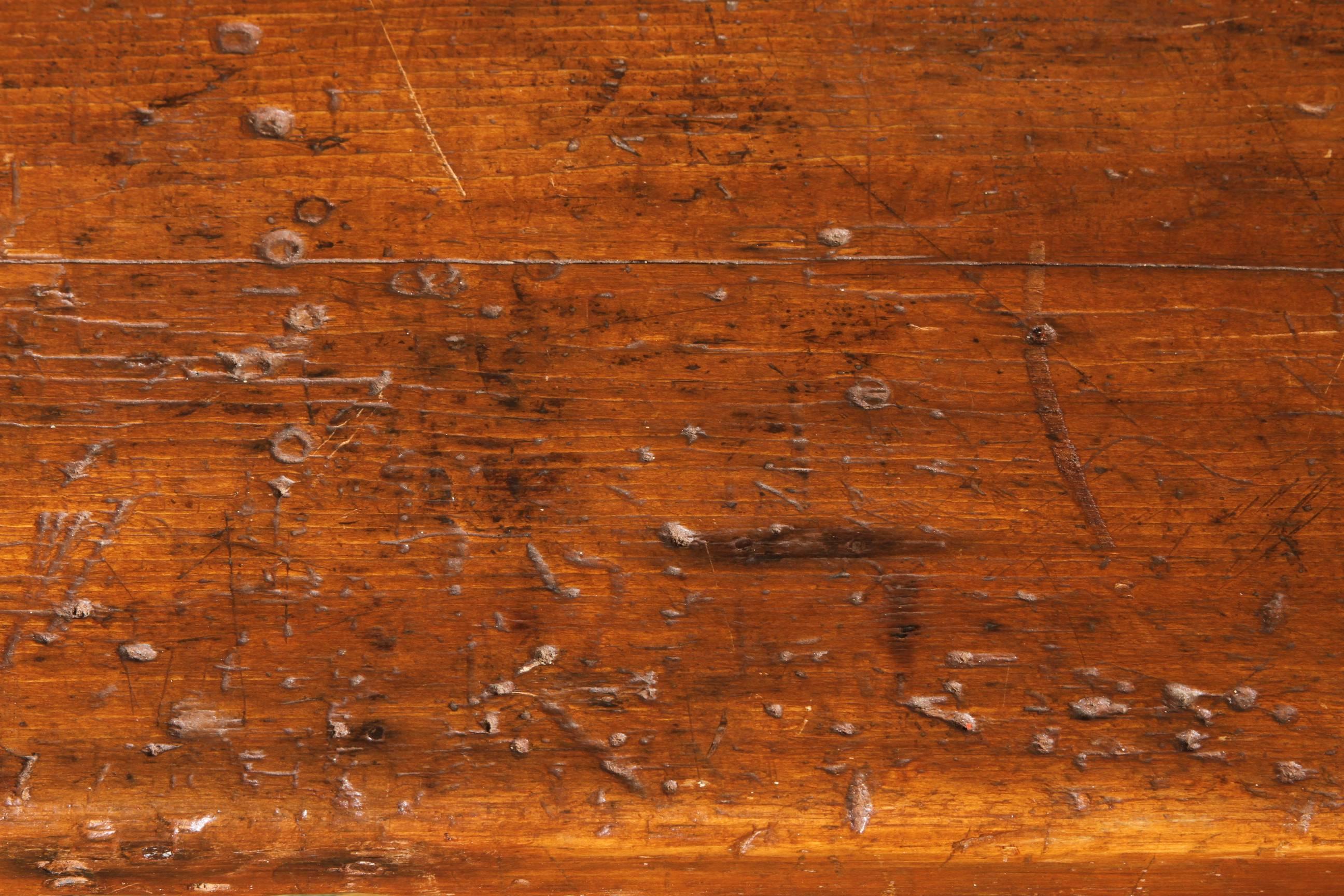 Antique American Plank Top Farm Table 1