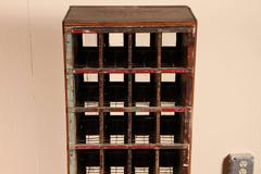 Antique 45 Door Post Office Mail Box