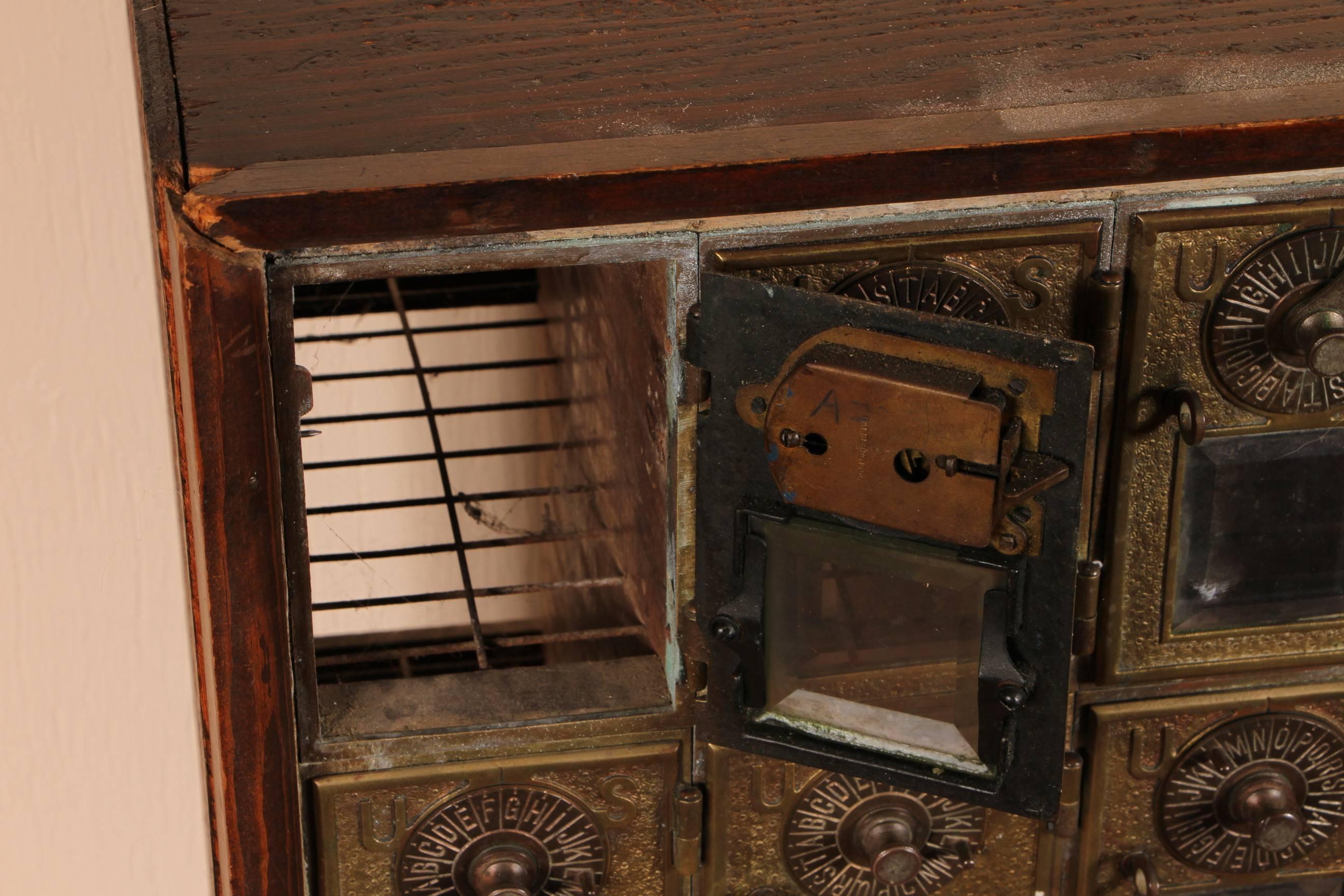 antique post office box