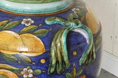Large Hand-Painted Italian Garden Urn