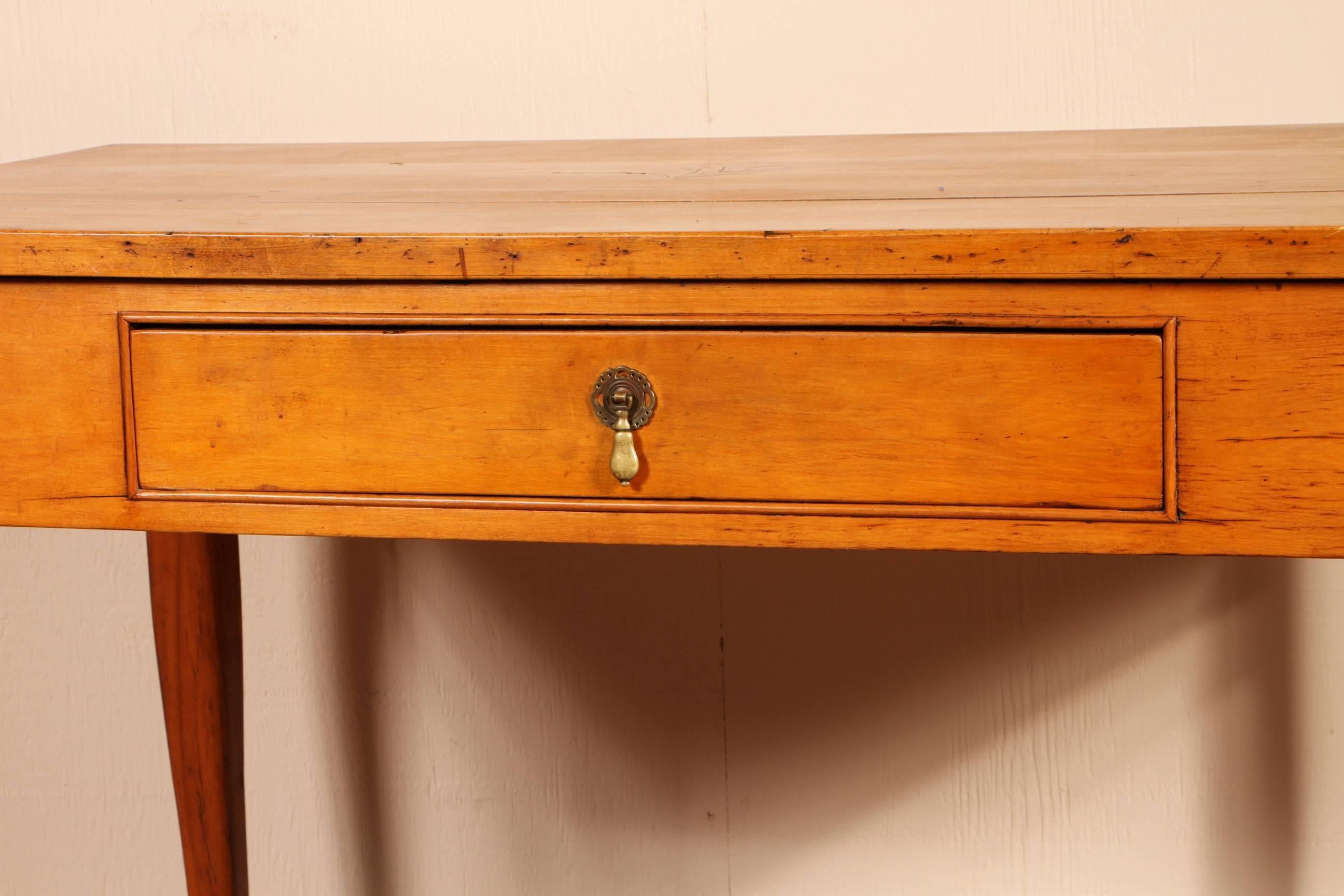 Industrial 19th Century American Maple Work Table