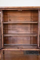Late 19th Century Brighton Style Bamboo and Rattan Cabinet