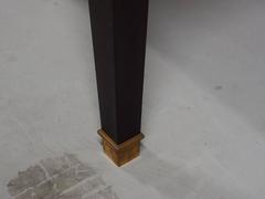 Flemish Mid-18th Century Tortoise and Exotic Inlaid Panel as Center/Console