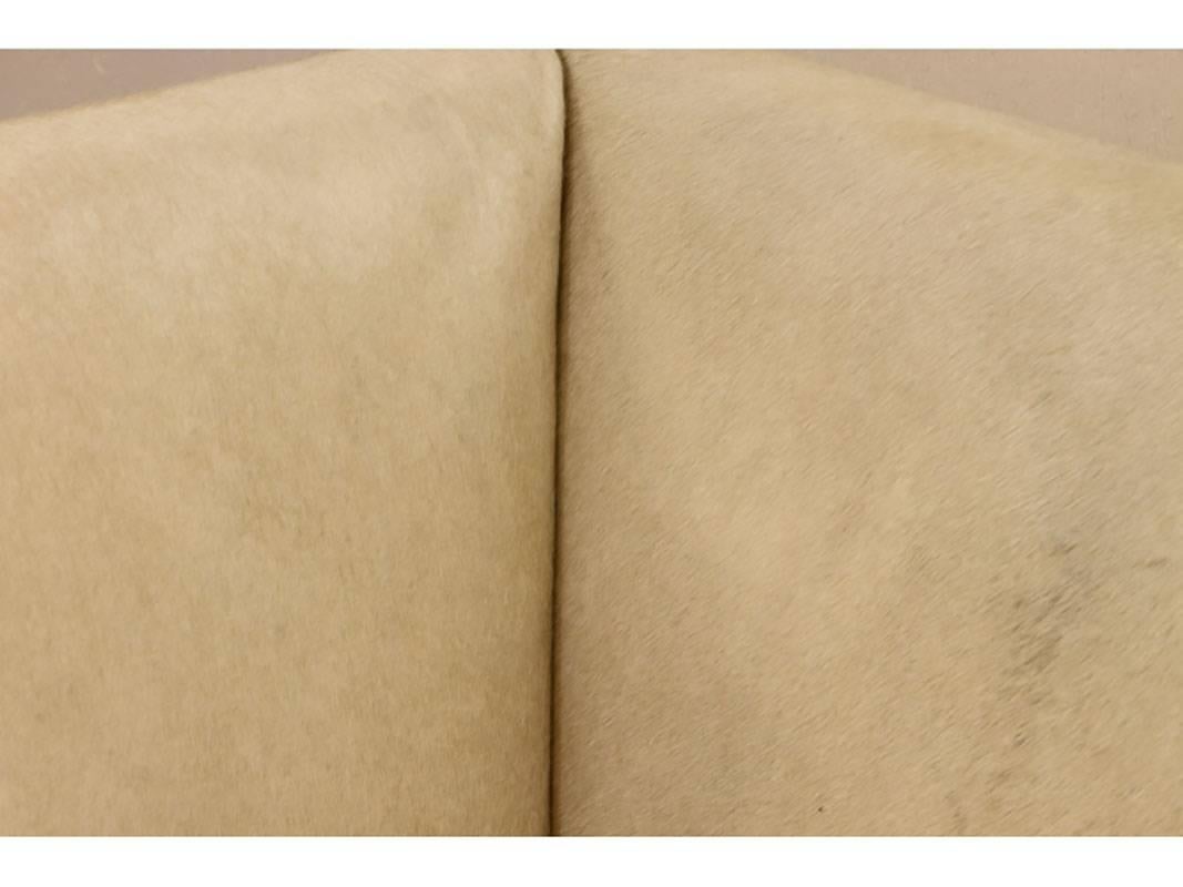 Blonde Calf Hide Sectional Sofa In Good Condition In Bridgeport, CT