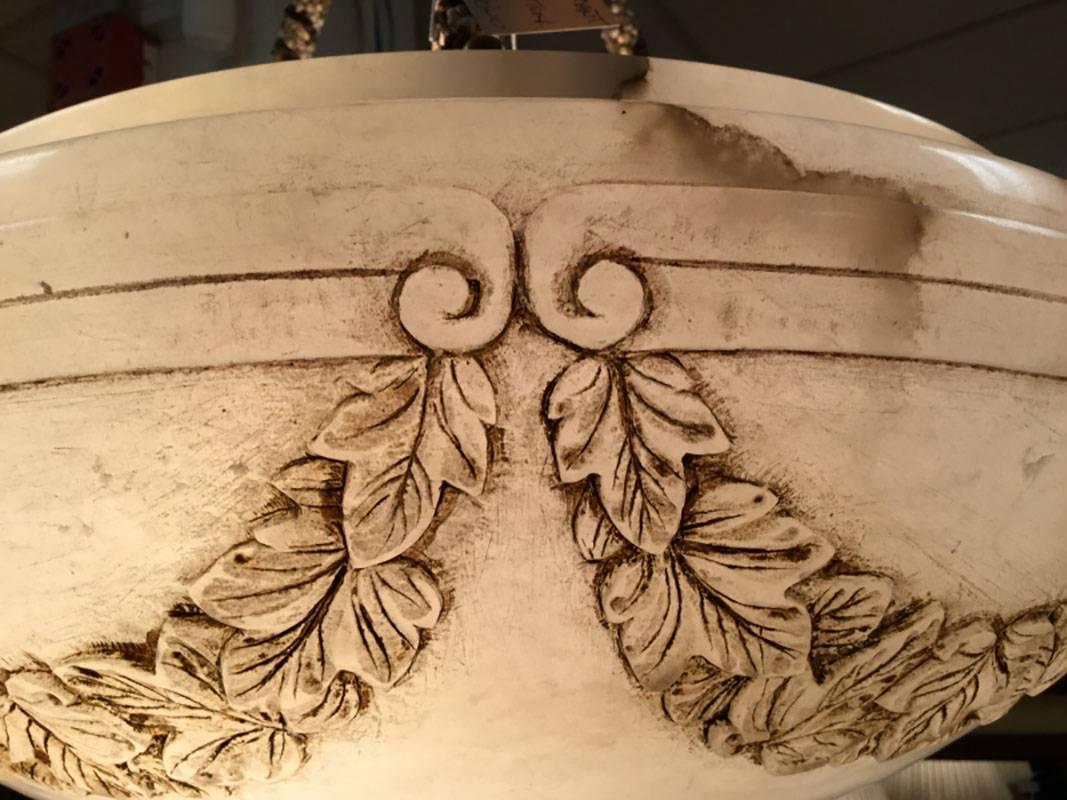 Substantial Alabaster Pendant In Excellent Condition In Bridgeport, CT