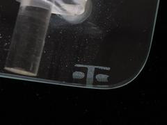 Dorothy Thorpe Glass and Lucite Tray, Signed