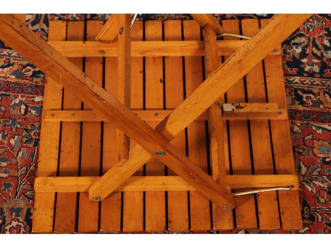 Mid-Century Italian Folding Table and Chairs, Brevetti Reguitti 3