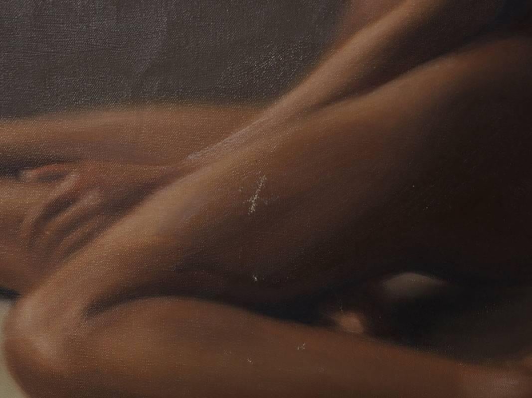 20th Century Roy Gates Perham, 1940s Unframed Portrait of an African American Nude