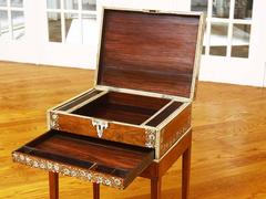 Anglo Indian Inlaid Box on Legs
