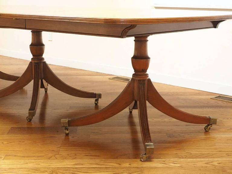 Smith And Watson Ny Mive 16 Foot Dining Table For At 1stdibs Regency Smith Watson Ny Mive 16 Foot Dining Table For
