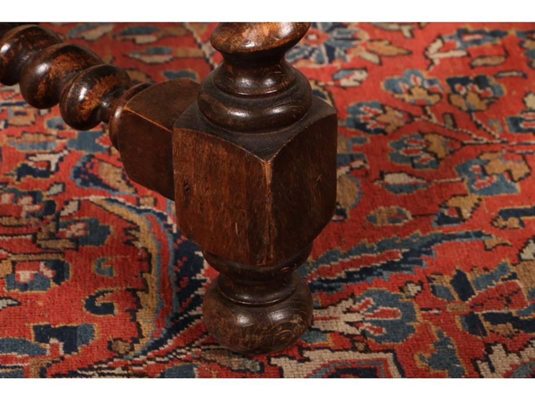 Jacobean Set of Ten Vintage English Style Upholstered Dining Chairs