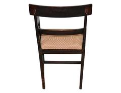 Antique Regency Style Scroll Armchair