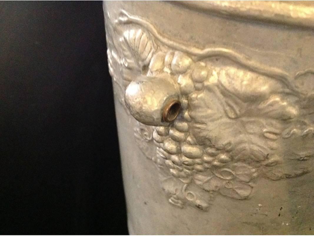 Hollywood Regency Moet & Chandon Pewter Dom Perignon Champagne Bucket